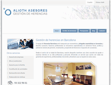 Tablet Screenshot of herenciasbarcelona.net